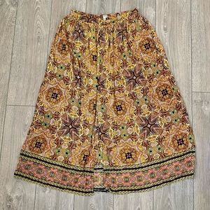 Earthbound Maxi Skirt Kaleidoscope Pattern